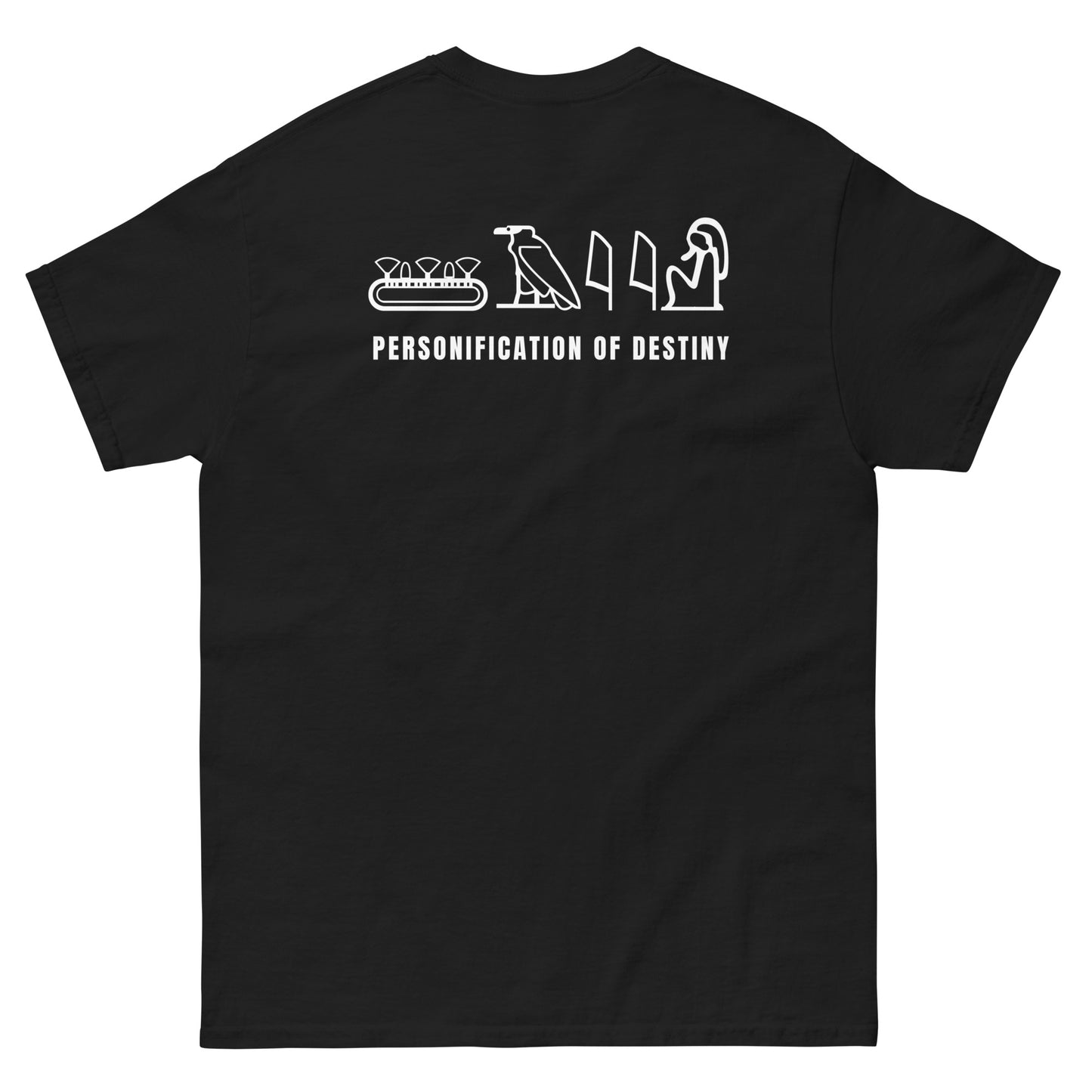 Shai | Personification of Destiny | Unisex White Logo Tee