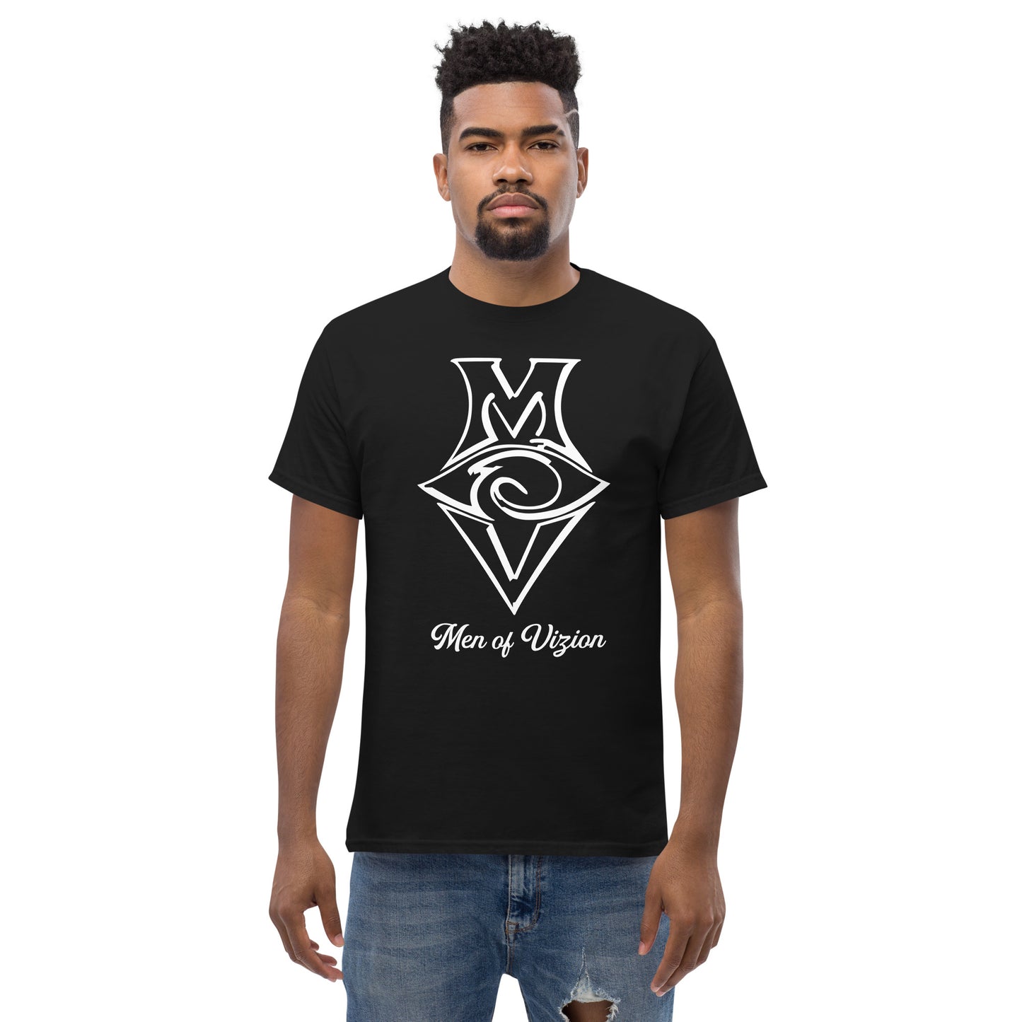 Men of Vizion | White Logo | Housekeeper Unisex Tee