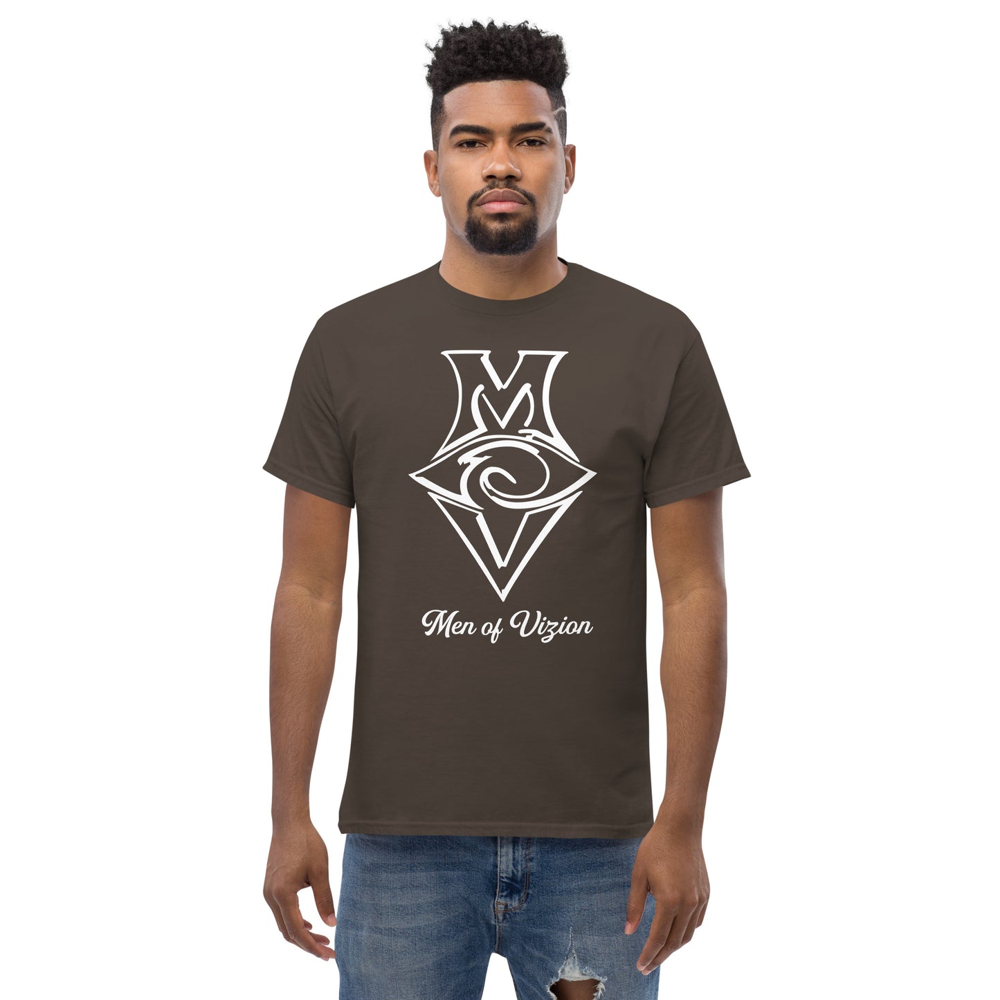 Men of Vizion | White Logo | Housekeeper Unisex Tee