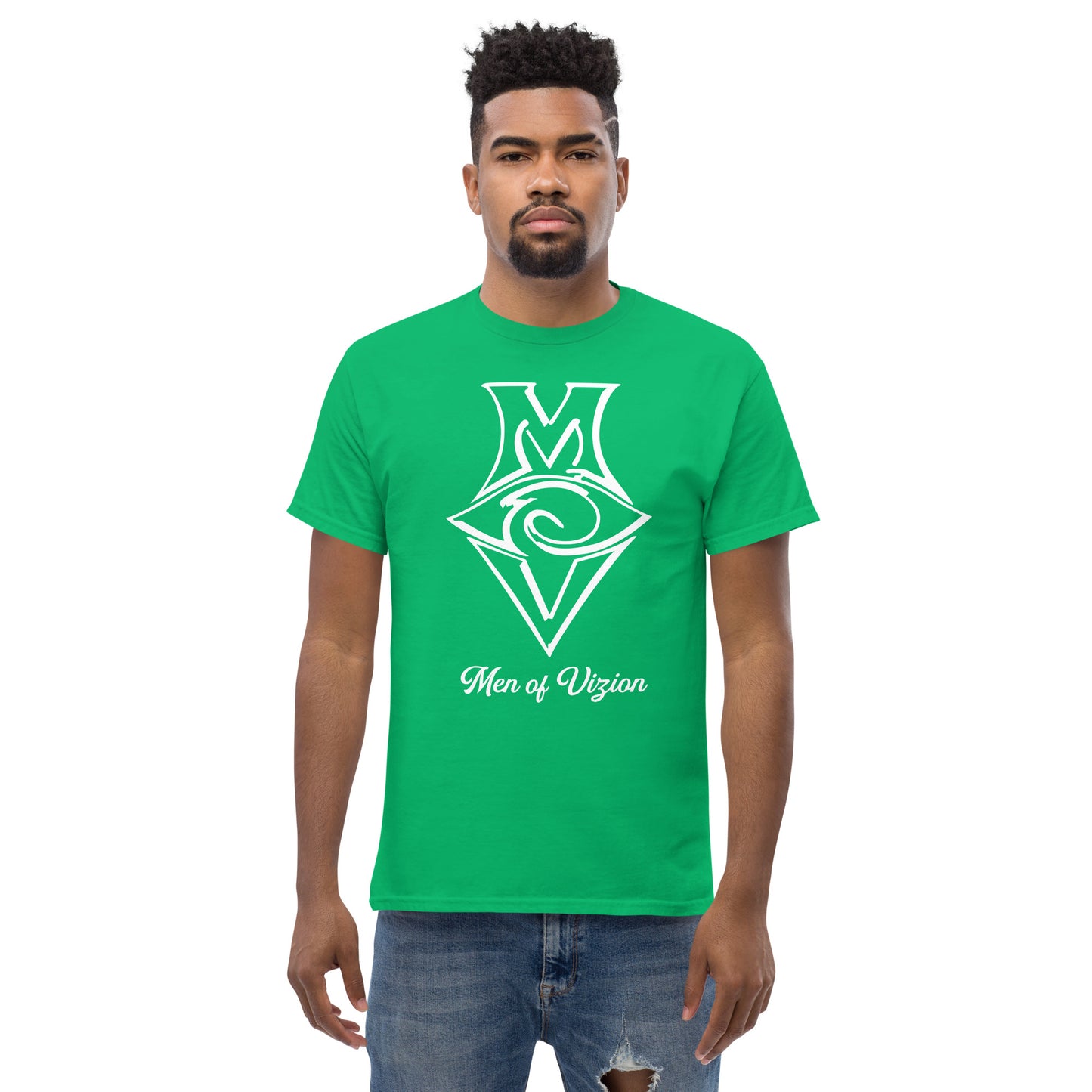 Men of Vizion | White Logo | Housekeeper Unisex Tee