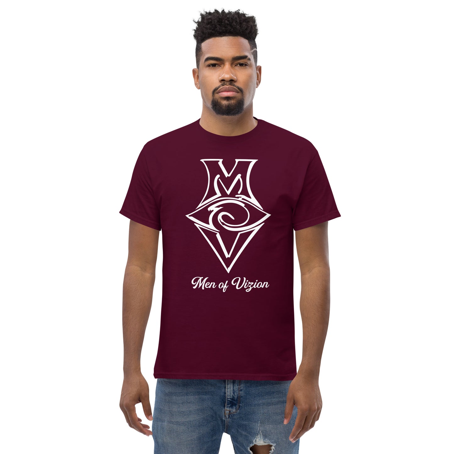 Men of Vizion | White Logo | Housekeeper Unisex Tee