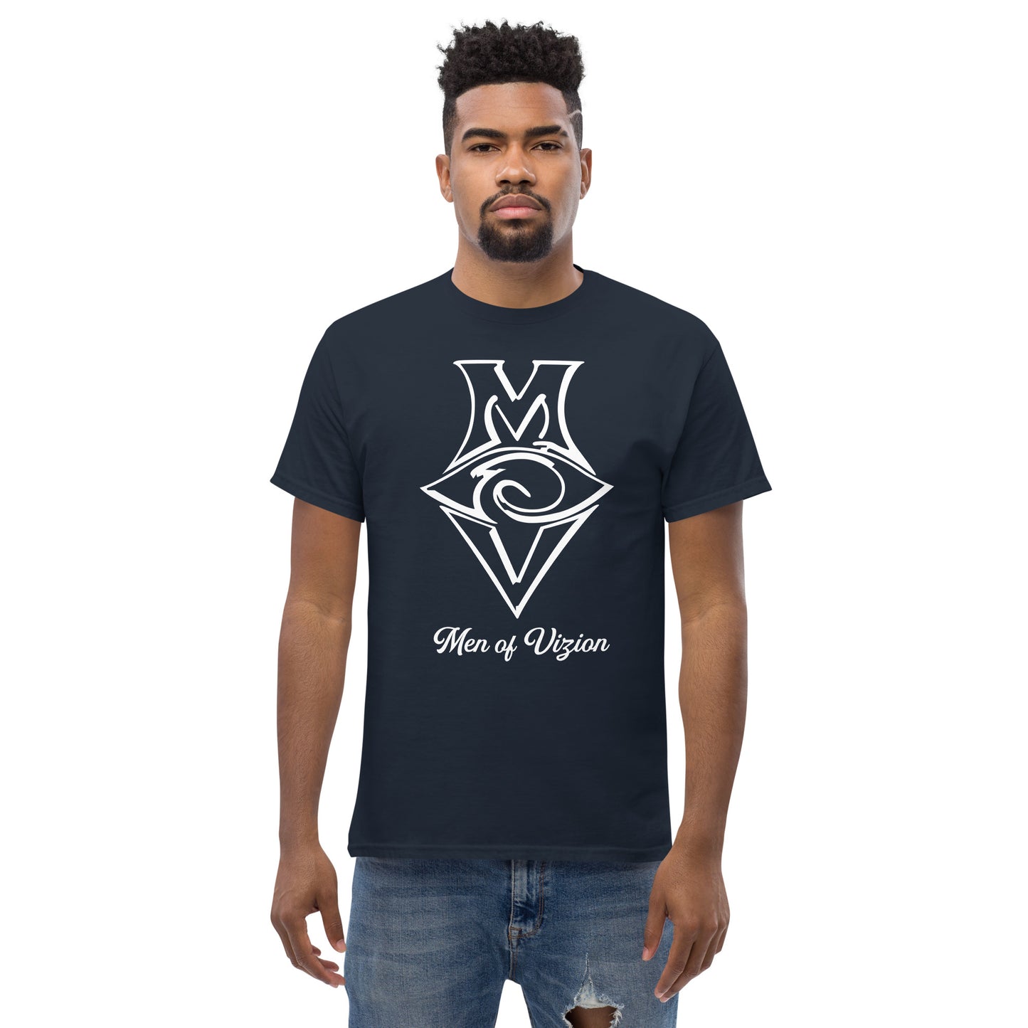 Men of Vizion | White Logo | Housekeeper Unisex Tee