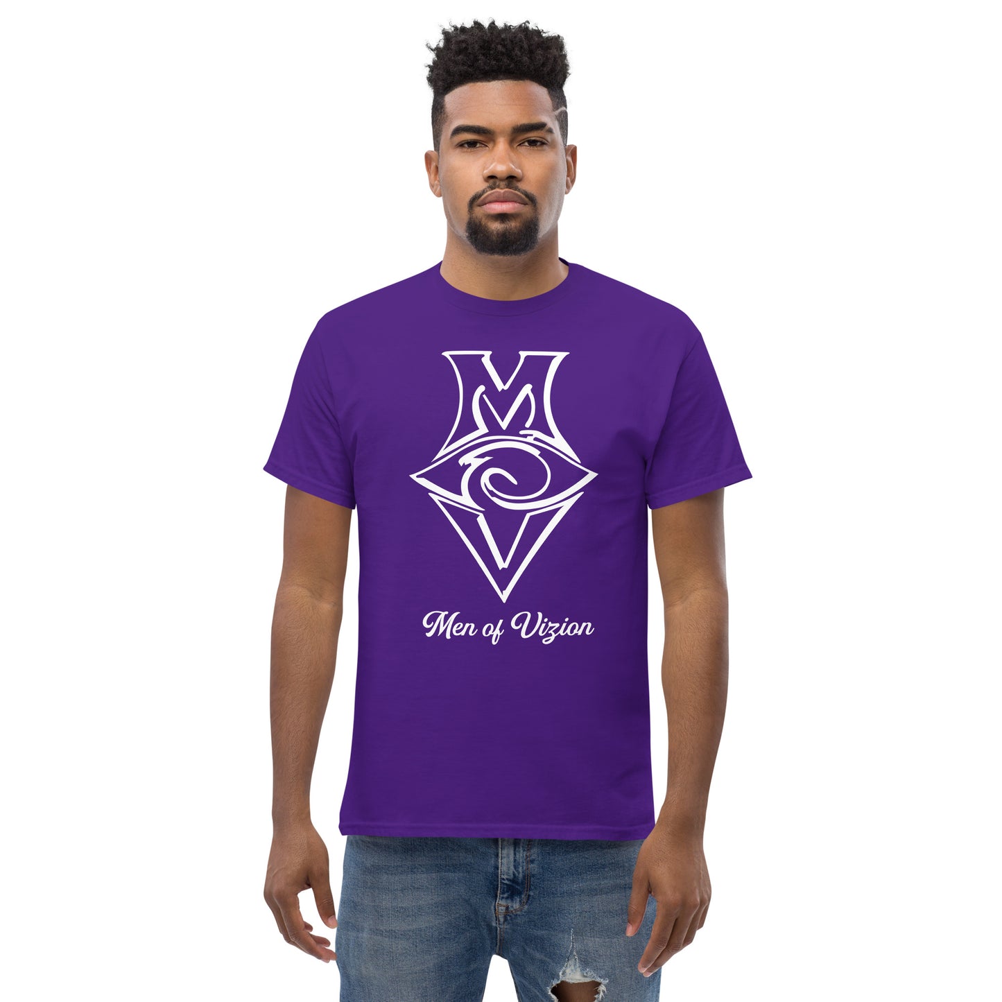 Men of Vizion | White Logo | Housekeeper Unisex Tee