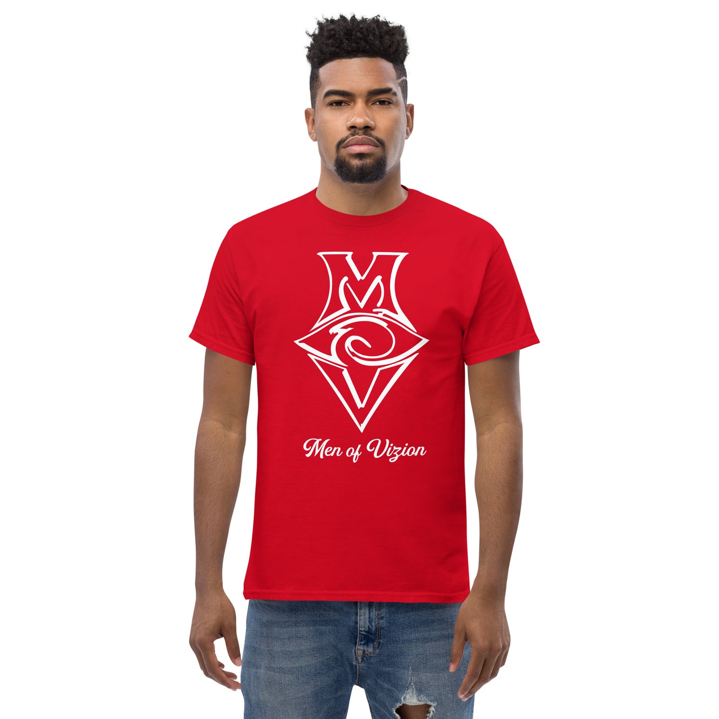 Men of Vizion | White Logo | Housekeeper Unisex Tee